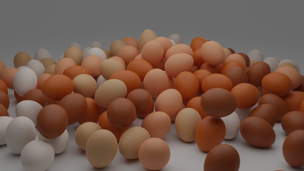 ovos, fonte de proteína de qualidade